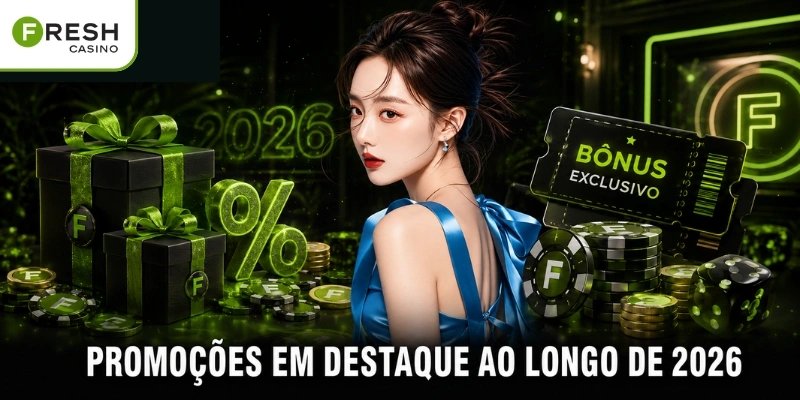 Promoções em destaque ao longo de 2026